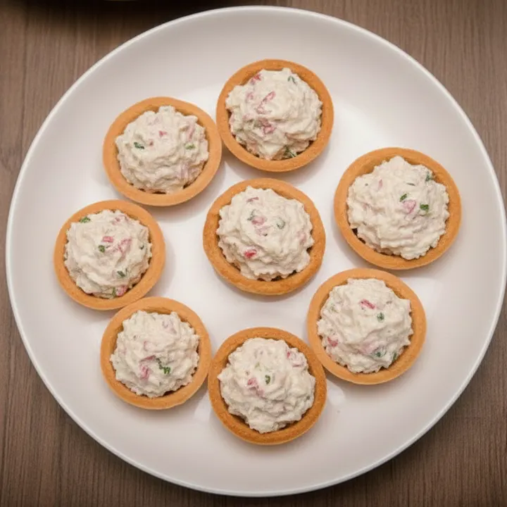 Canastitas de masa rellenas